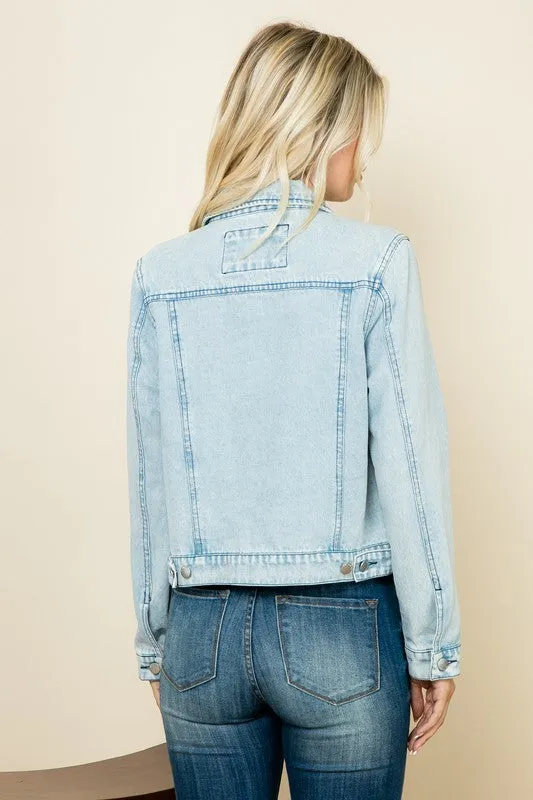 New Washed Denim Trucker Jacket