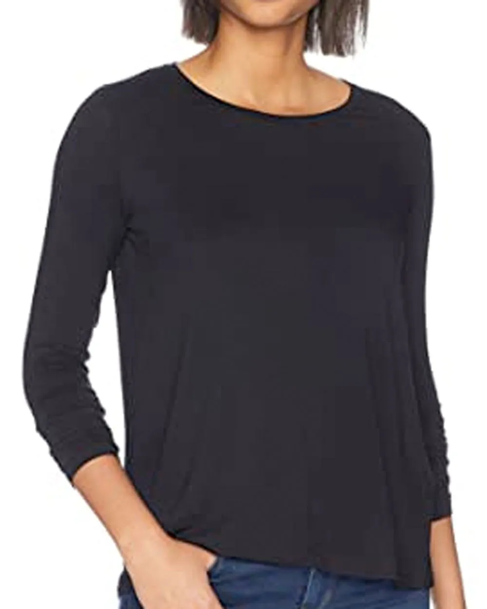 Noir Superwashed Soft Touch Long Sleeve T-Shirt