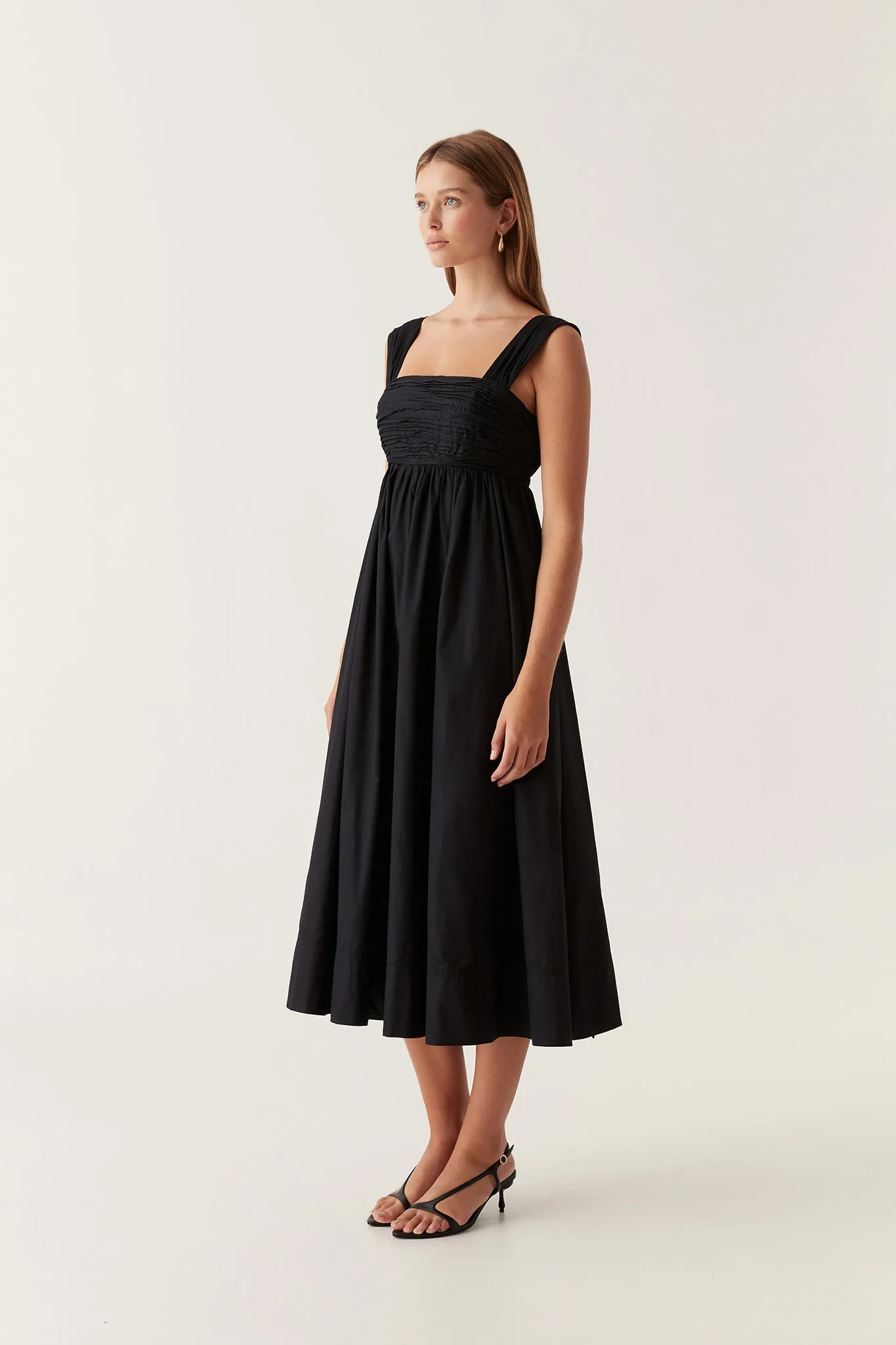 Nova Tie Back Midi Dress