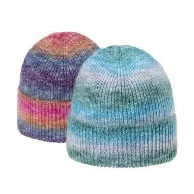 Ombre Stripe Beanie