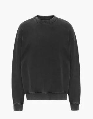 Organic Oversized Crew - Faded Black