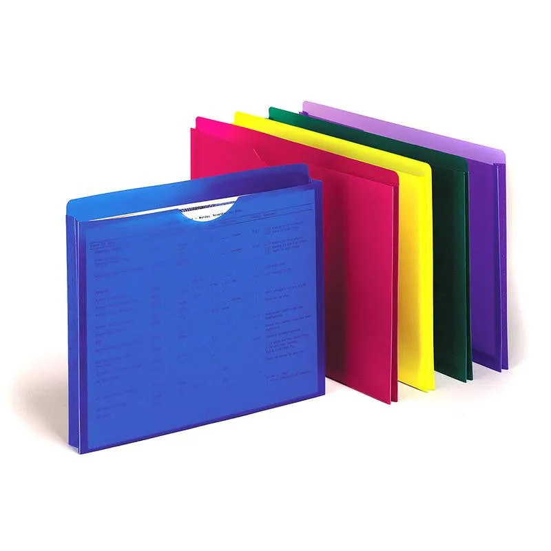 PENDAFLEX POLY FILE JACKETS 10 CT