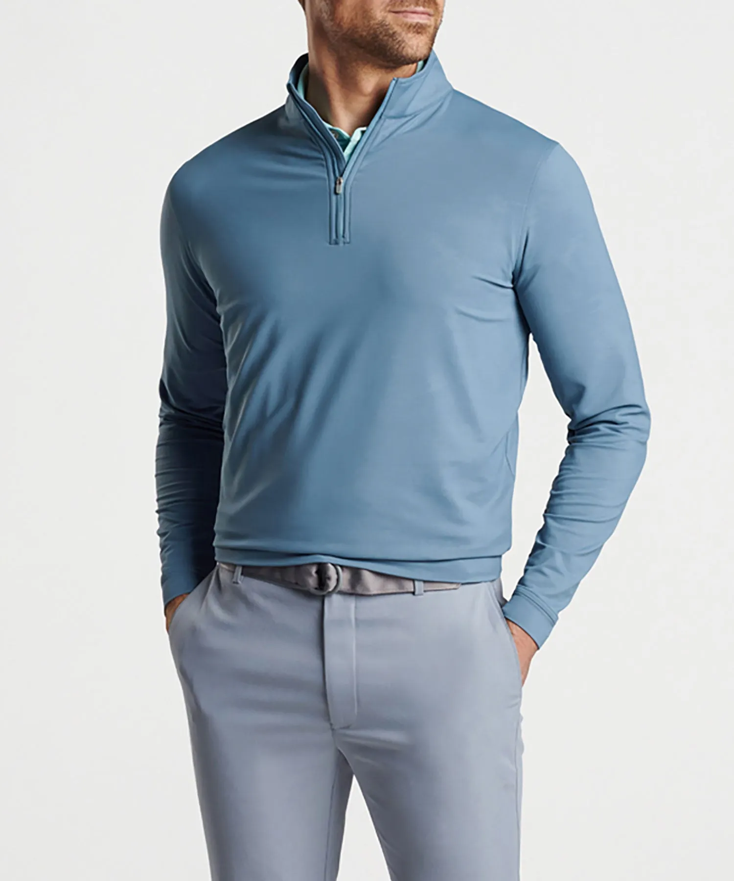 Peter Millar Camo Perth Quarter-Zip Pullover