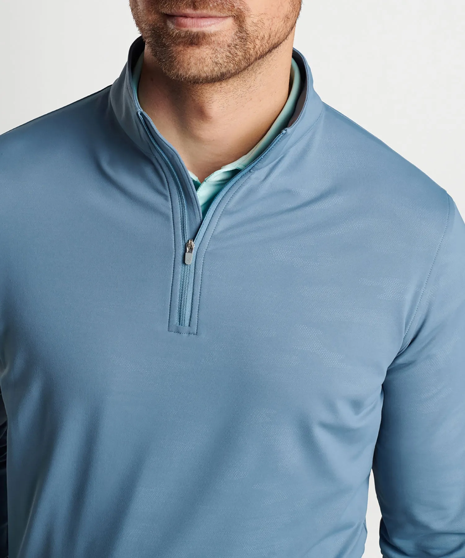 Peter Millar Camo Perth Quarter-Zip Pullover