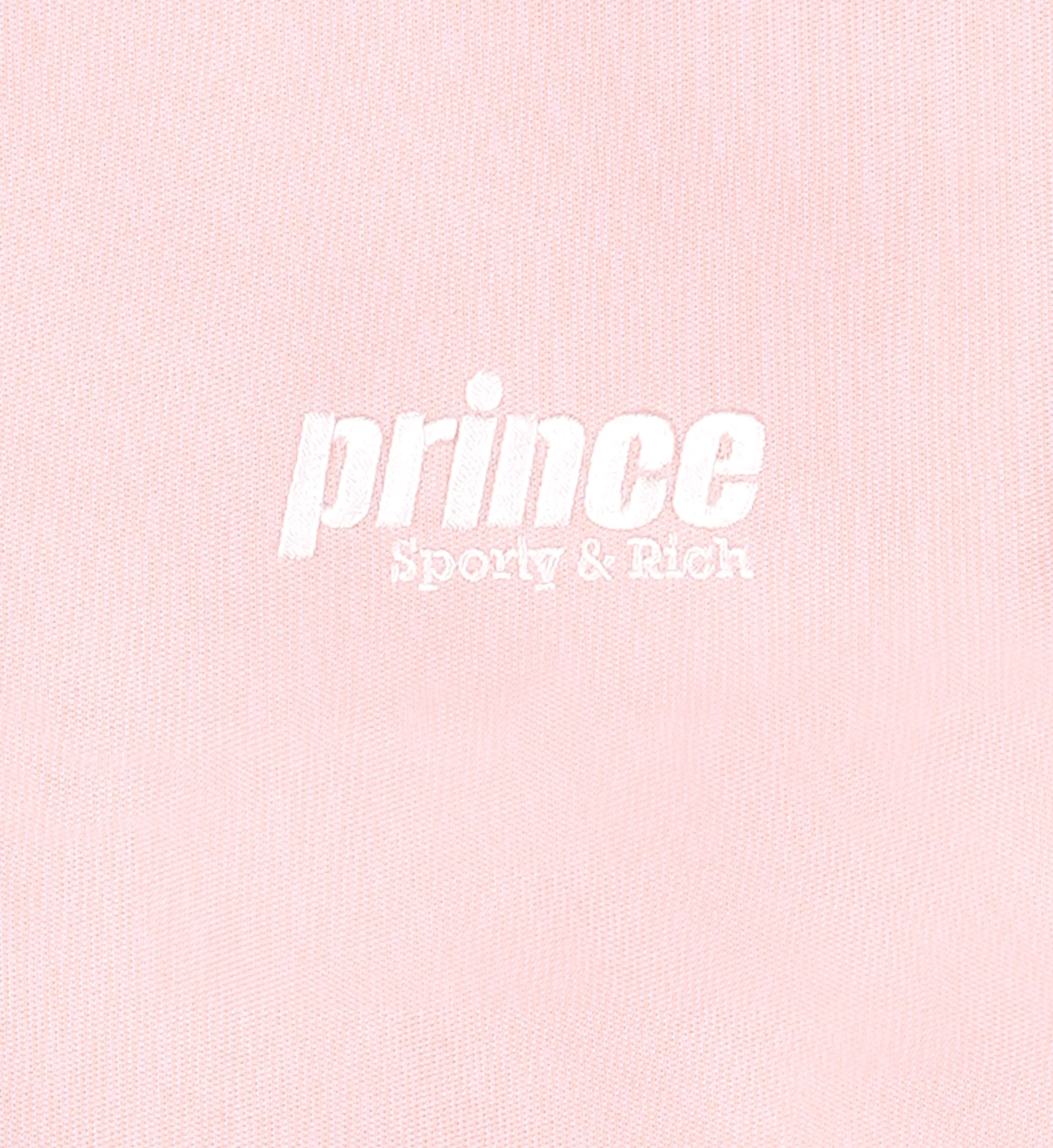 Prince Sporty Court Pants - Baby Pink/White