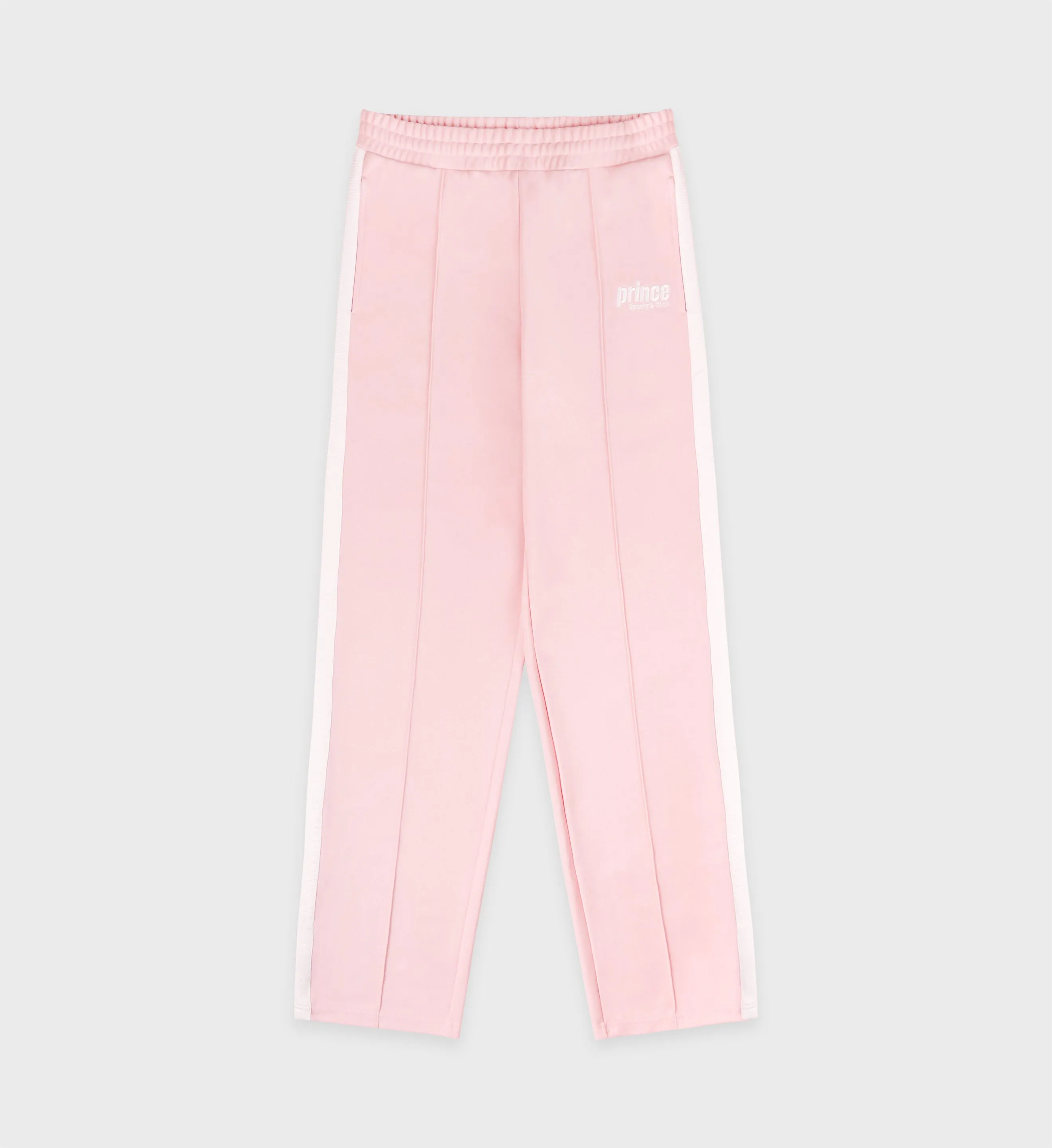 Prince Sporty Court Pants - Baby Pink/White