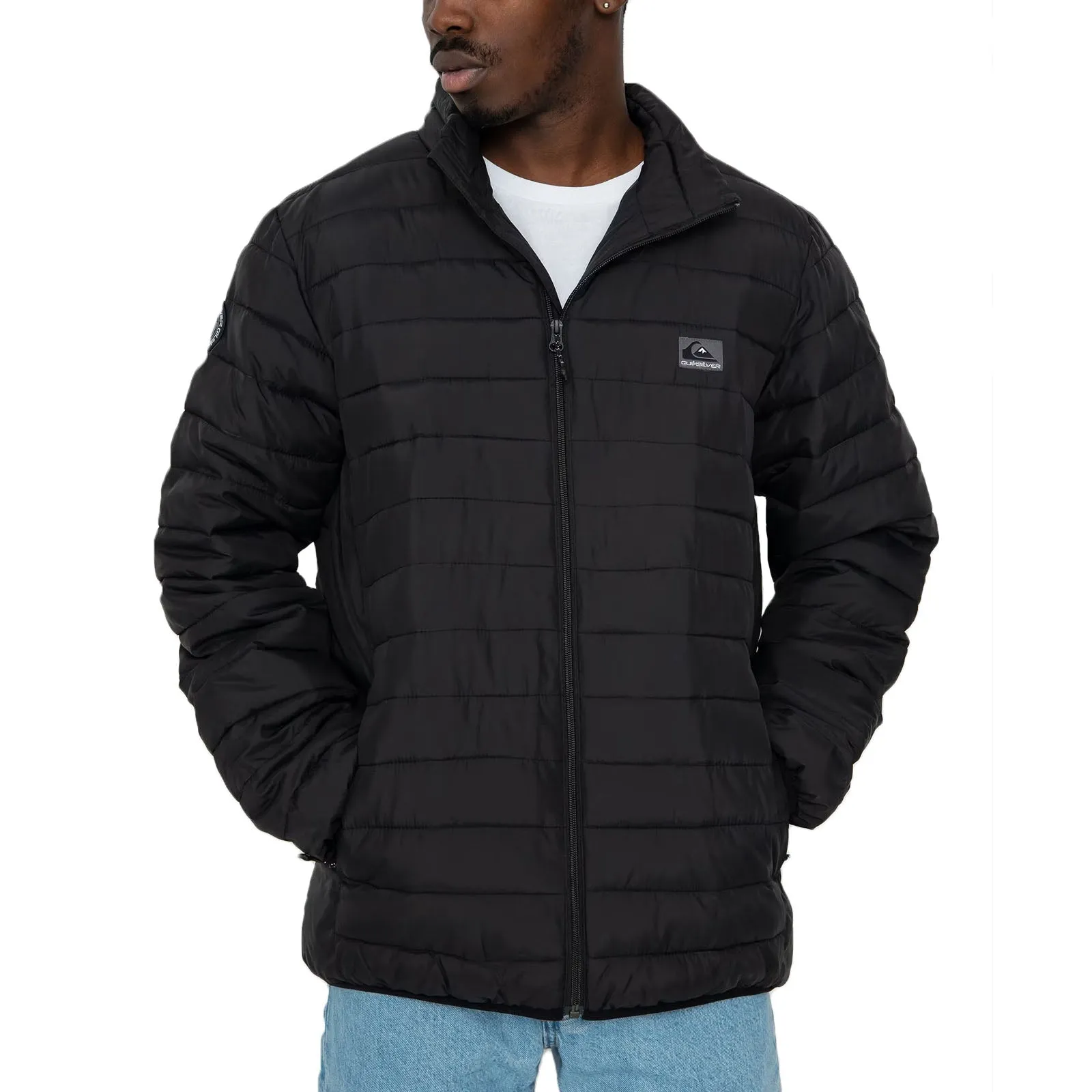 Quiksilver Mens Scaley Padded Jacket - Black