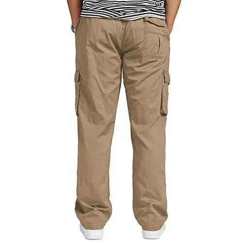 Romano nx Cotton Cargo Track Pant for Men- Lower with Multi-Pockets & Side Zipper Pockets