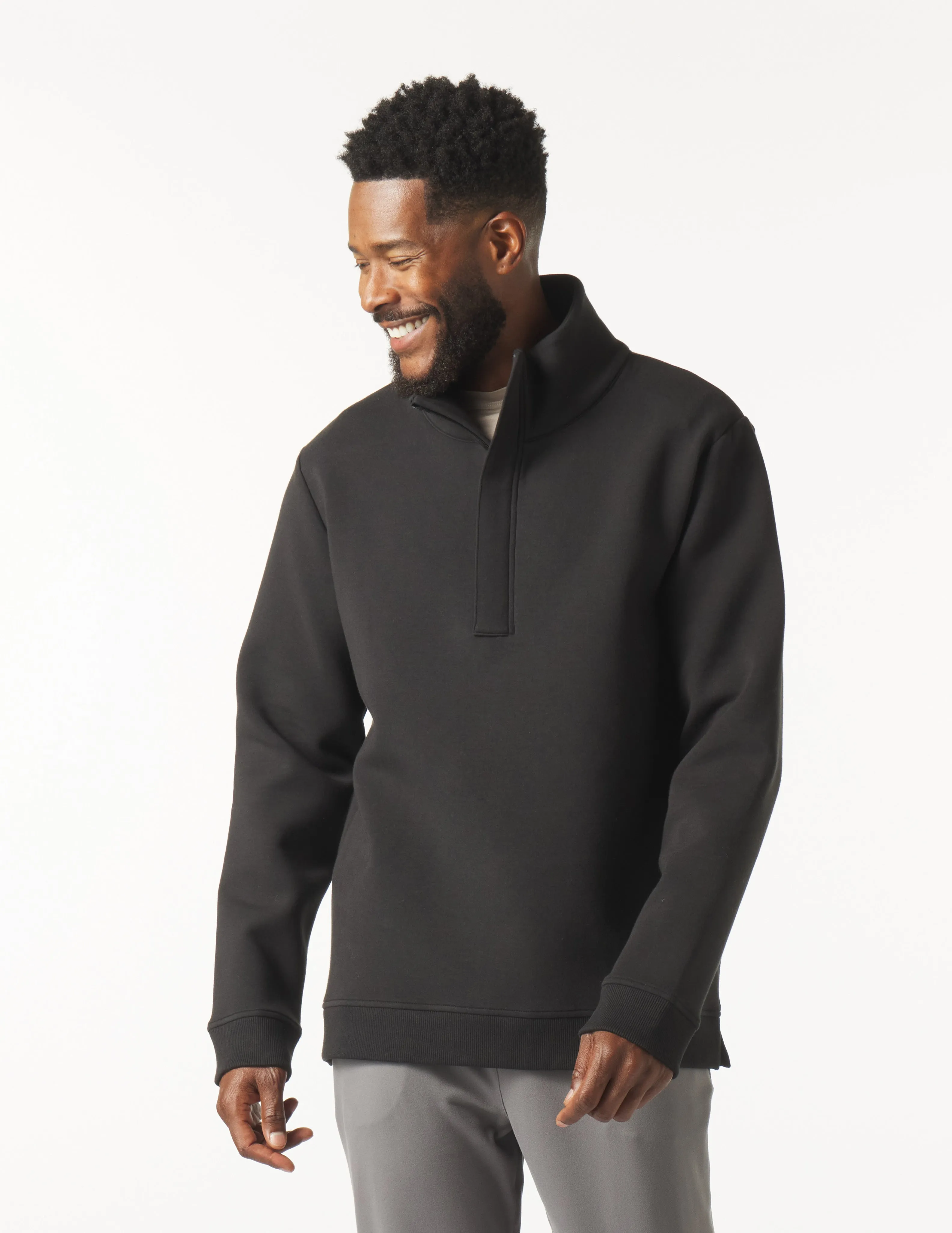 Scuba 1/4 Zip: Black