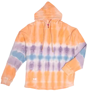 Simply Southern Dawn Waffle Tie Dye Hoodie