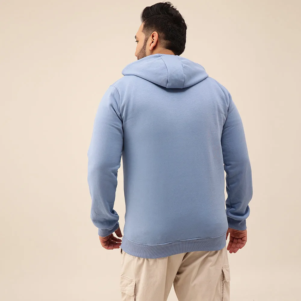 Solid Plus Size Hoodie