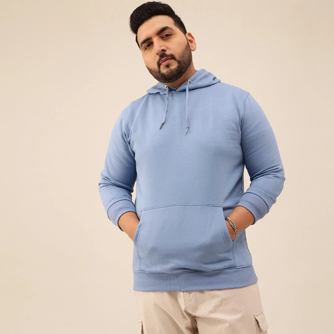 Solid Plus Size Hoodie