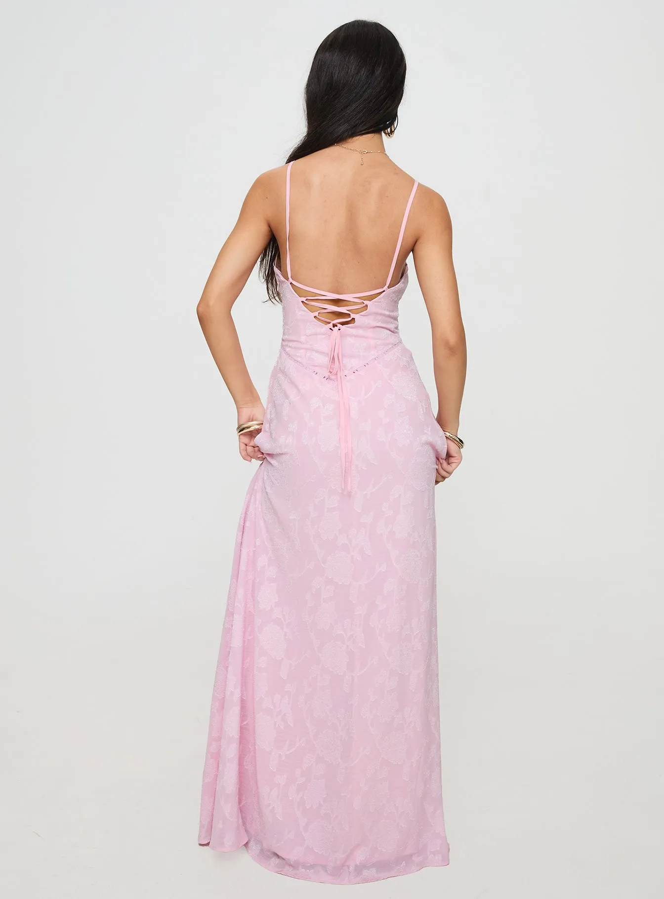 South Of France Maxi Dress Pink