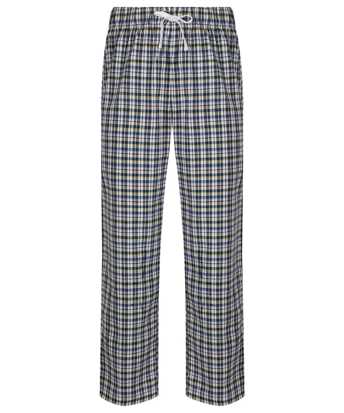 Tartan lounge pants | White/Multi Check