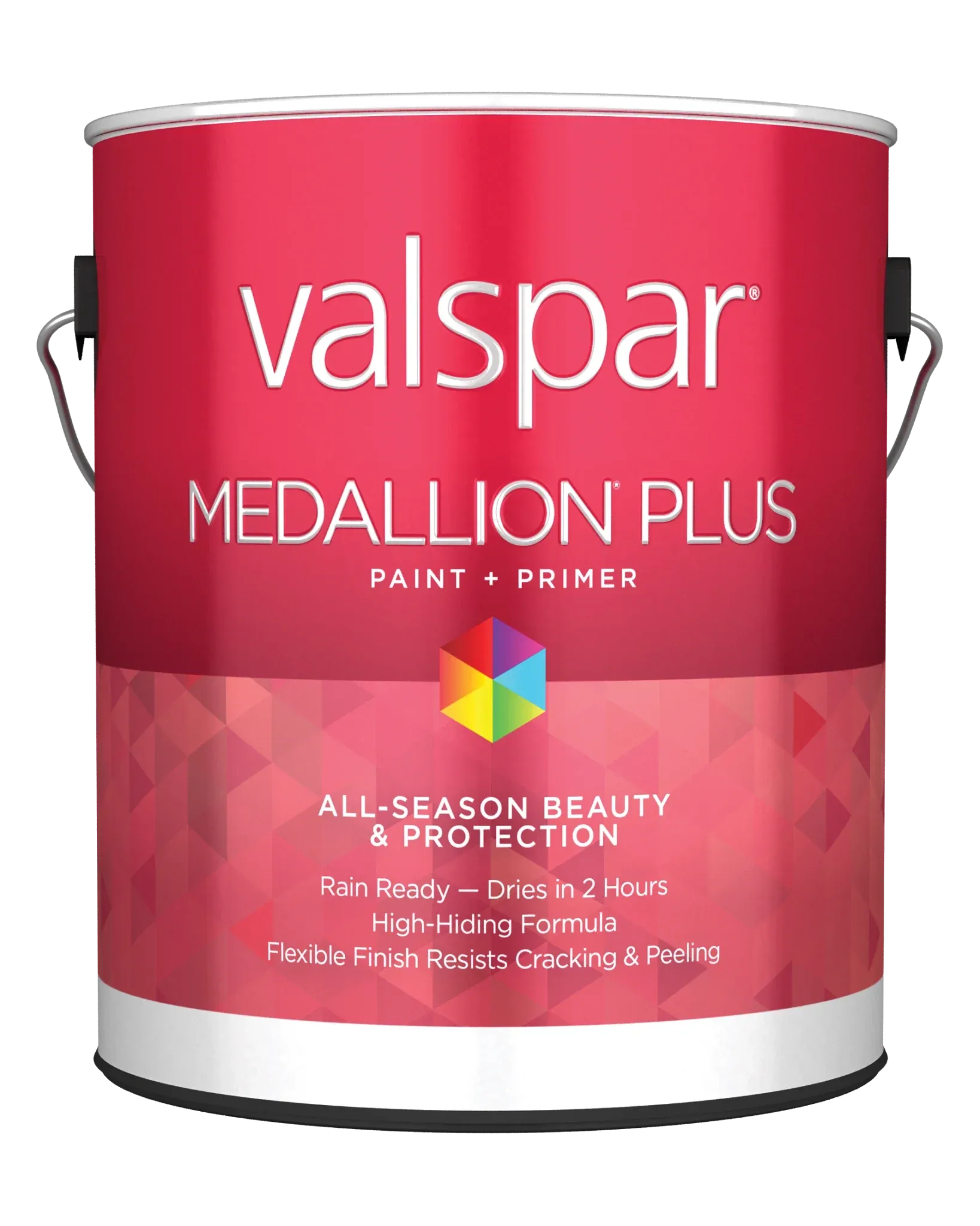 Valspar® Medallion® Plus Exterior Paint   Primer Flat 1 Quart Clear Base