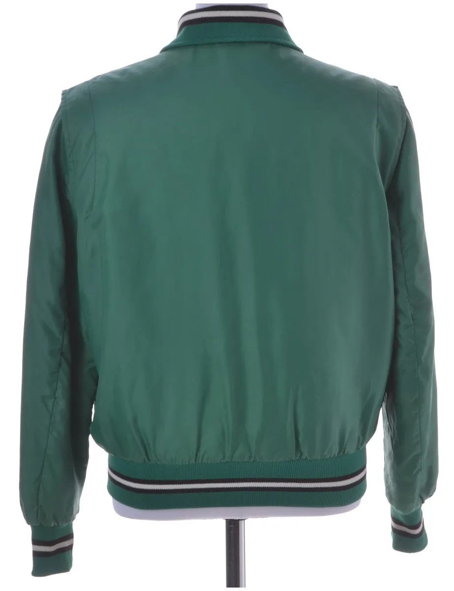 Vintage Team Jacket Green With Quilted Lining