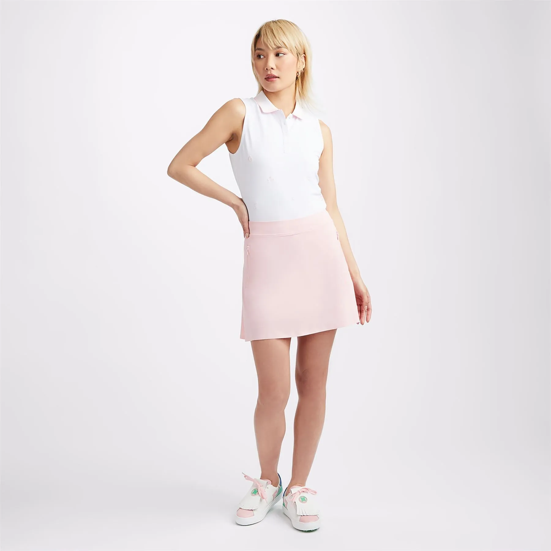 Womens Silky Tech Nylon A-Line Skort Trifle - AW23